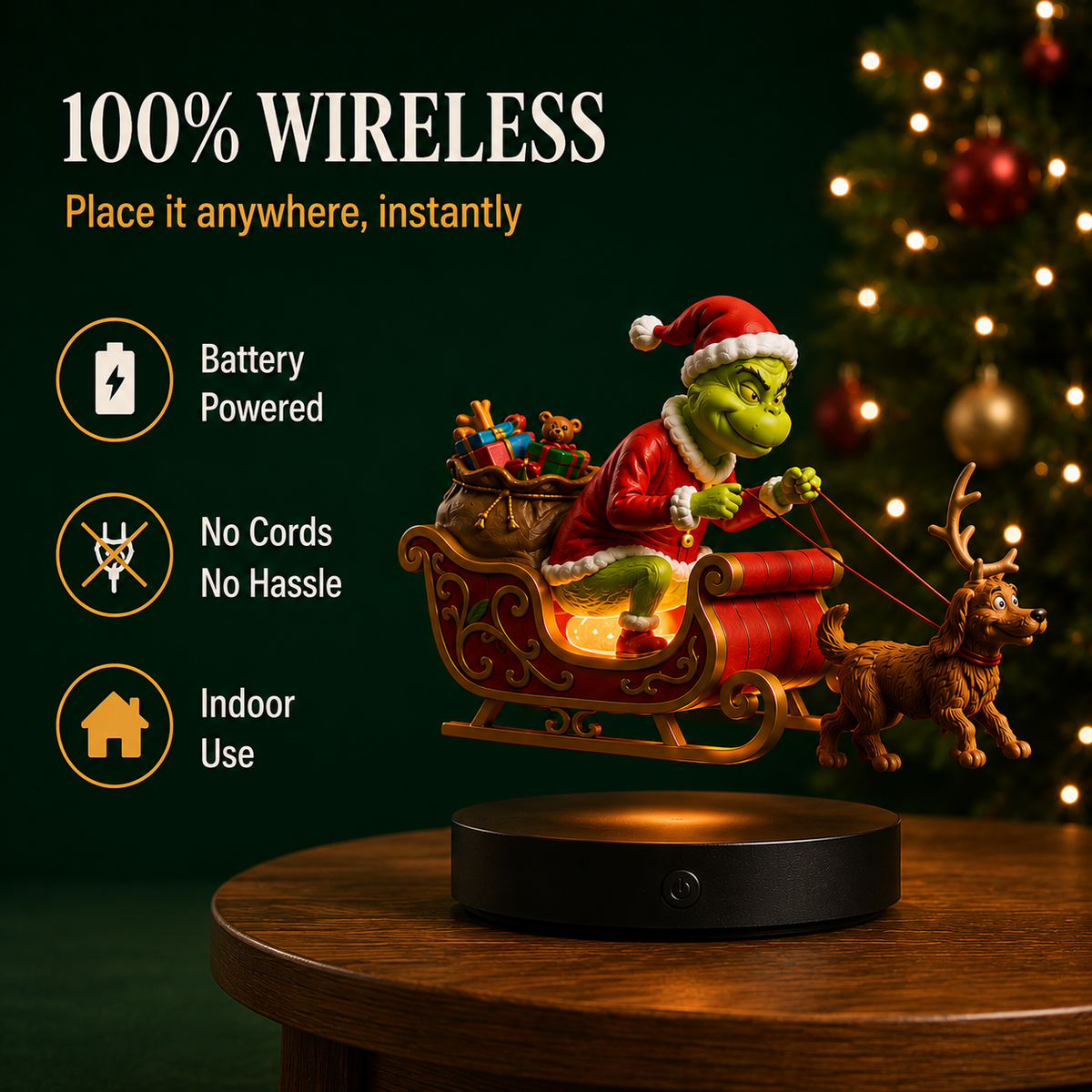 The Grinch's Floating Sleigh™