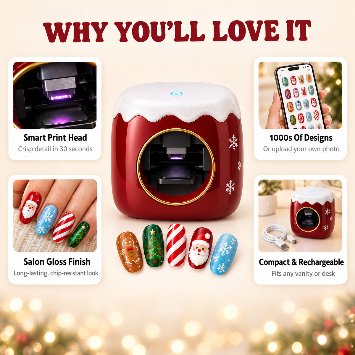 Why you'll love the CozyCrafts nail printer